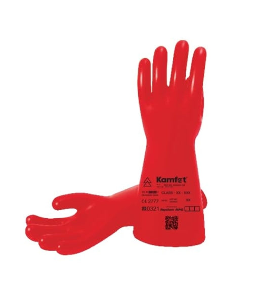 Raychem Kamfet Seamless Latex Rubber Gloves – Class 00 Electrical Safety Standard