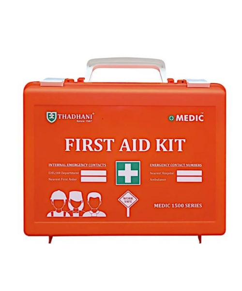 Thadhani MEDIC 1500 Series High Visibility First Aid Kit -For 15 People