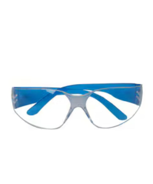 Clear General Use Safety Spectacles with Blue Temples | 3M 11850B