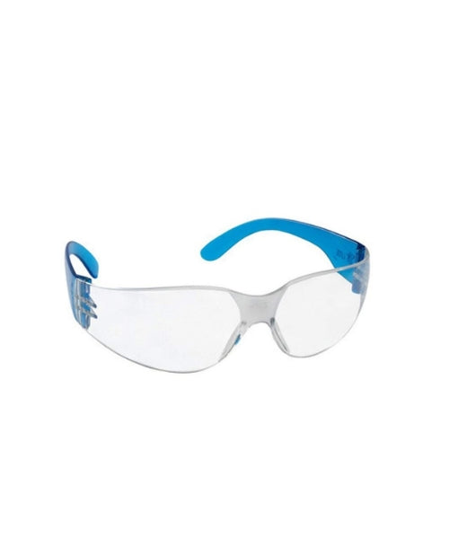 Clear General Use Safety Spectacles with Blue Temples | 3M 11850B