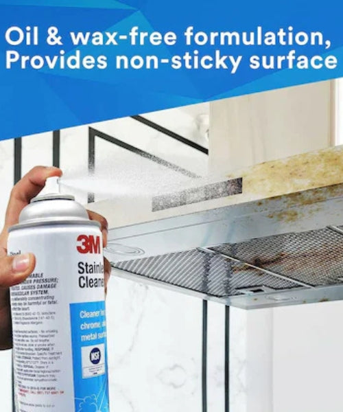 3M Stainless Steel Cleaner & Polish, Cleaning Spray Foam