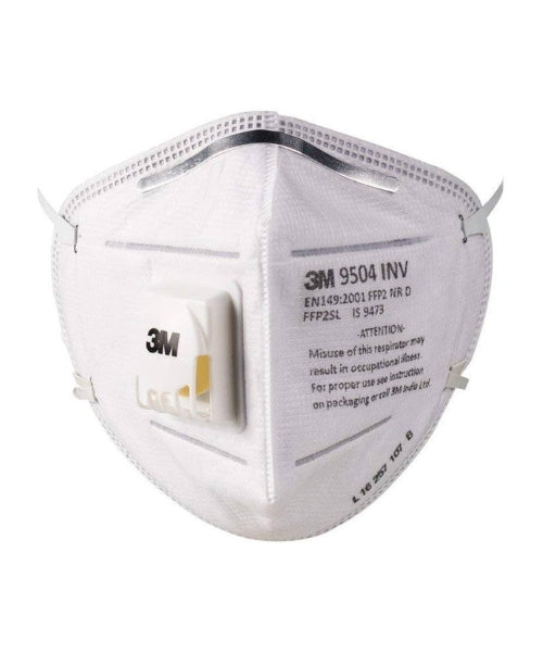 White Vented Medium Duty Industrial Grade Mask | 3M 9504INV