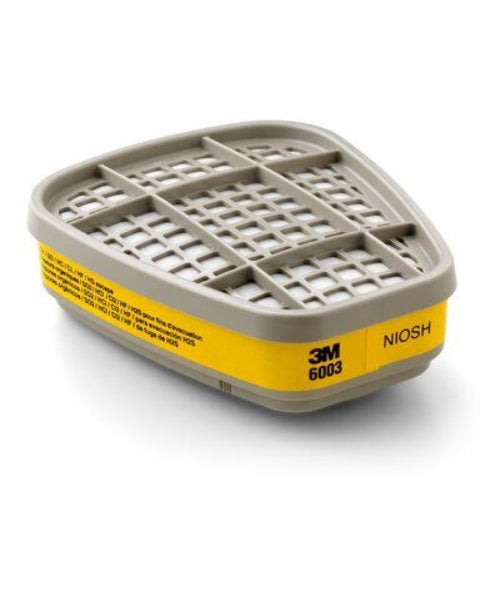 Organic Vapor/Acid Gas Cartridges for Bayonet Style Respirators | 3M 6003