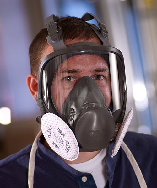 Dual Cartridge Bayonet Connection Full Facemask | 3M 6800