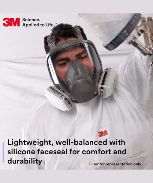 Dual Cartridge Bayonet Connection Full Facemask | 3M 6800