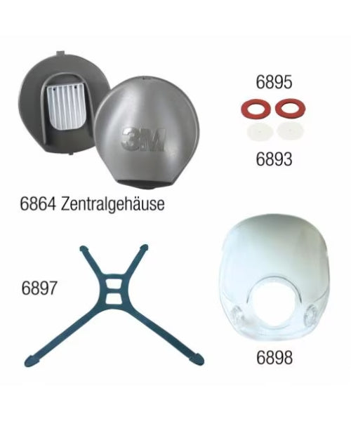Center Adapter Gasket for 6000 Series Full Face Respirators | 3M 6896
