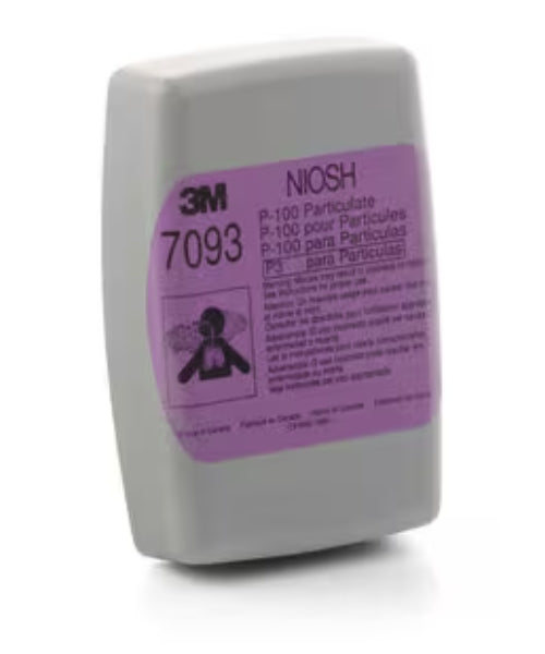 P100 Particulate Filter Cartridges for Bayonet Style Respirators | 3M 7093