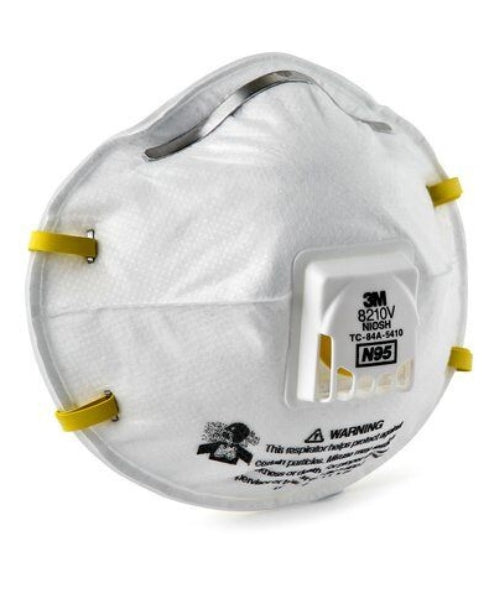 White Vented N95 Industrial Mask | 3M 8210V