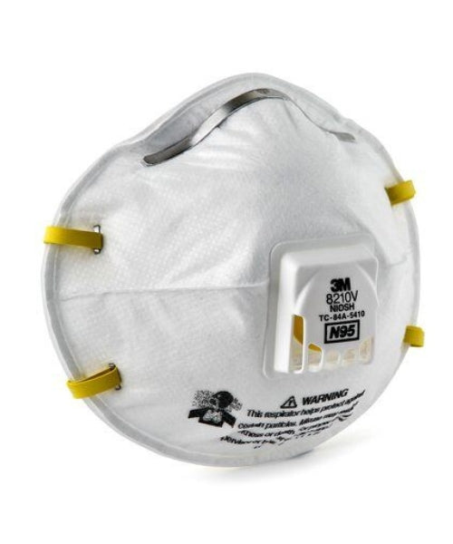 White Vented N95 Industrial Mask | 3M 8210V