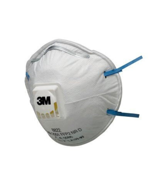 White Medium Duty Industrial Mask | 3M 8822