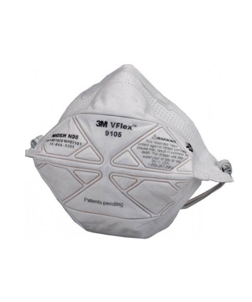 White N95 Wide-Mouth Protective Mask | 3M 9105