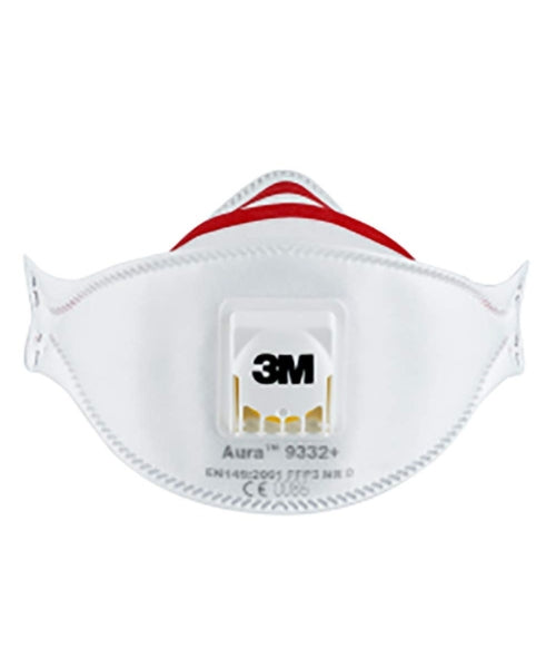 White High Duty Comfort Protective Mask | 3M 9332