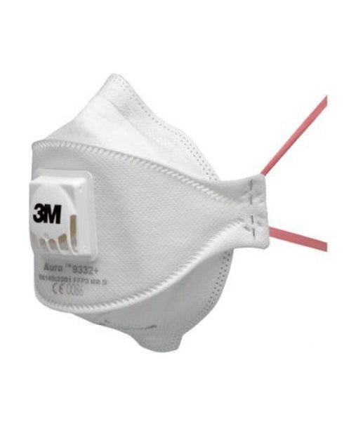 White High Duty Comfort Protective Mask | 3M 9332