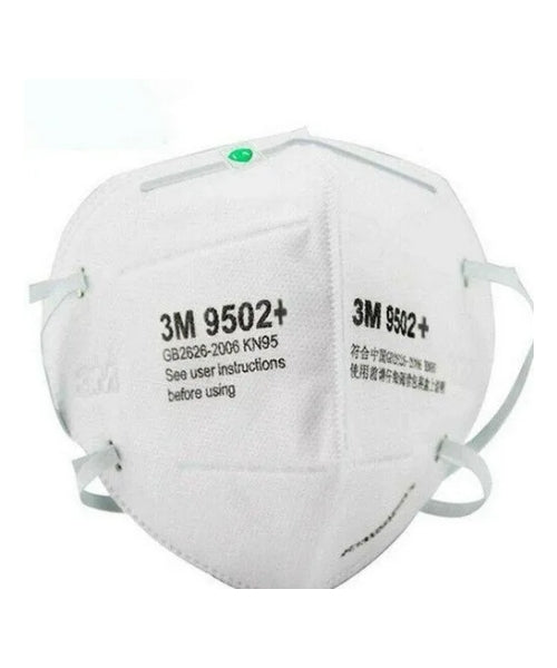 White N95 Duty Mask with Earloops | 3M 9502+