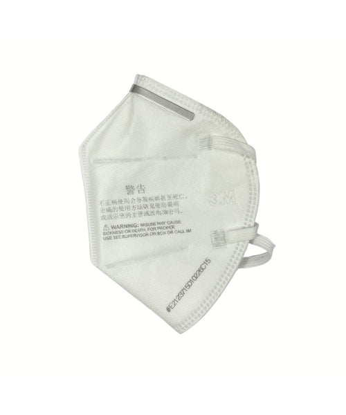 White N95 Duty Mask with Earloops | 3M 9502+