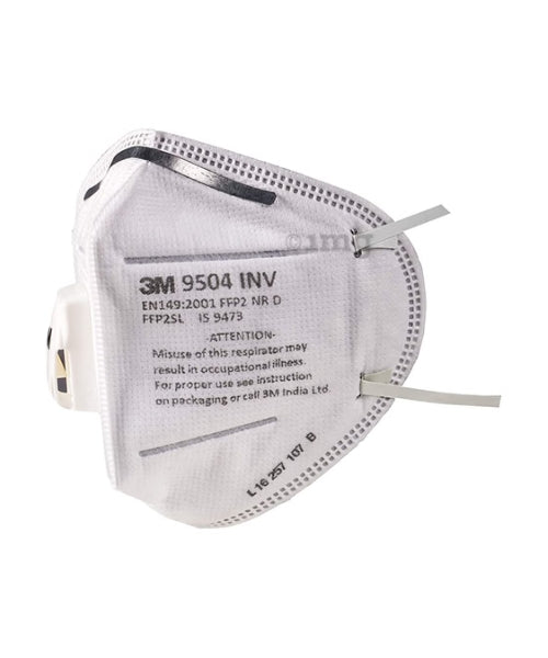 White Vented Medium Duty Industrial Grade Mask | 3M 9504INV