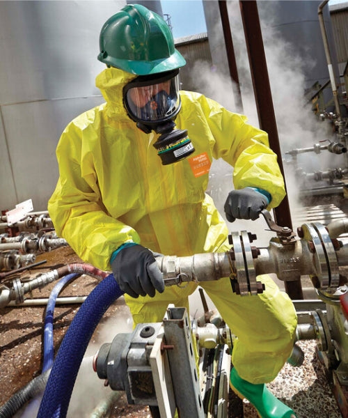 Multi-Layer Chemical Protective Coverall|Ansell 3000-YE Type 111