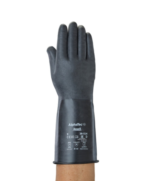 High Duty Chemical Protective Butyl Gloves|Ansell 38-514