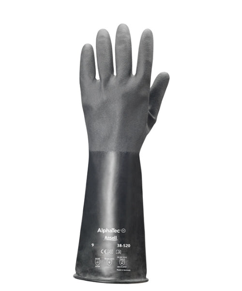 High Duty Chemical Protective Butyl Gloves|Ansell 38-520