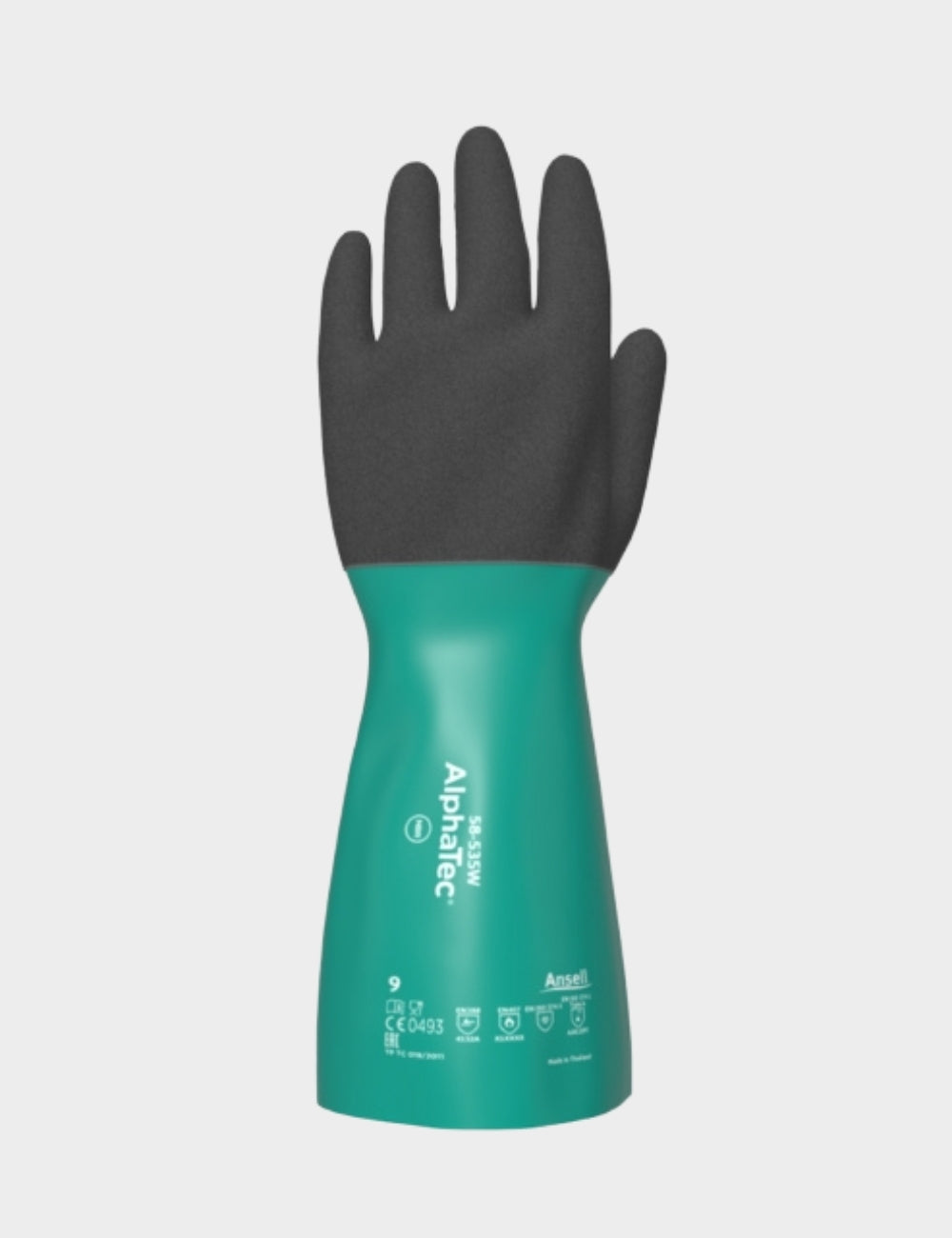 Supported Chemical-Resistant Nitrile Gloves | Ansell 58-535B