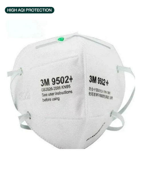 White N95 Duty Mask with Earloops | 3M 9502+