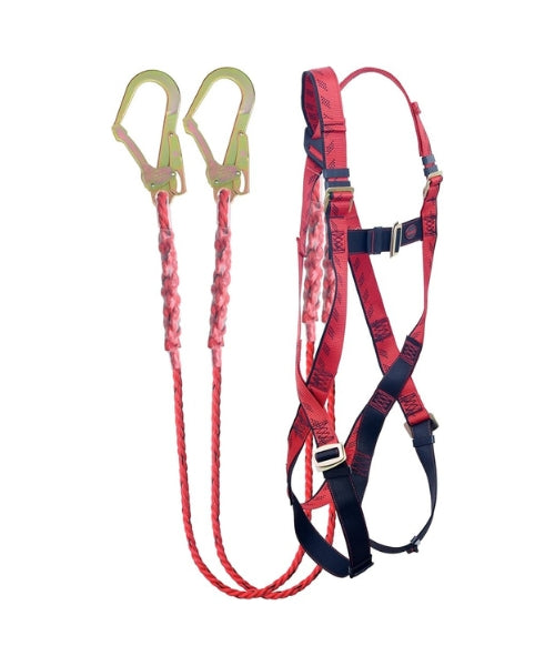 Class A Harness with Double Lanyard and Hook | Karam PN16(PN206D)(PP)(000_131)(2.0M)