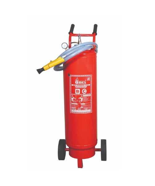 Omex 50kg DCP ABC Trolley Type Fire Extinguisher