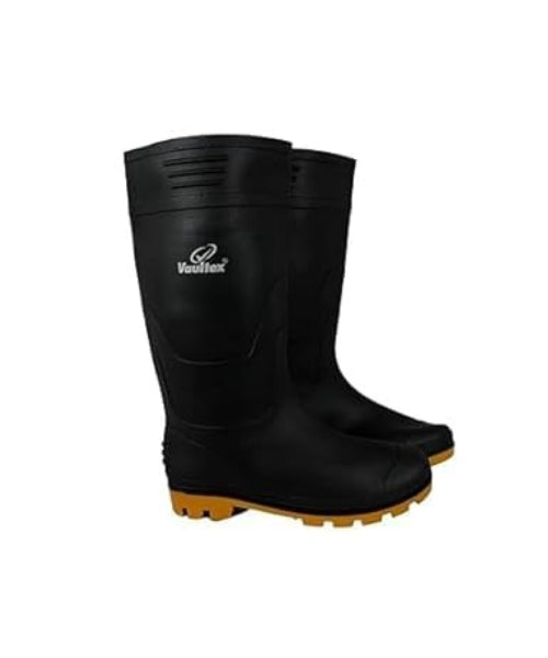 Lightweight Yellow Sole PVC Half Length Gumboots|Vaultex SG92BY