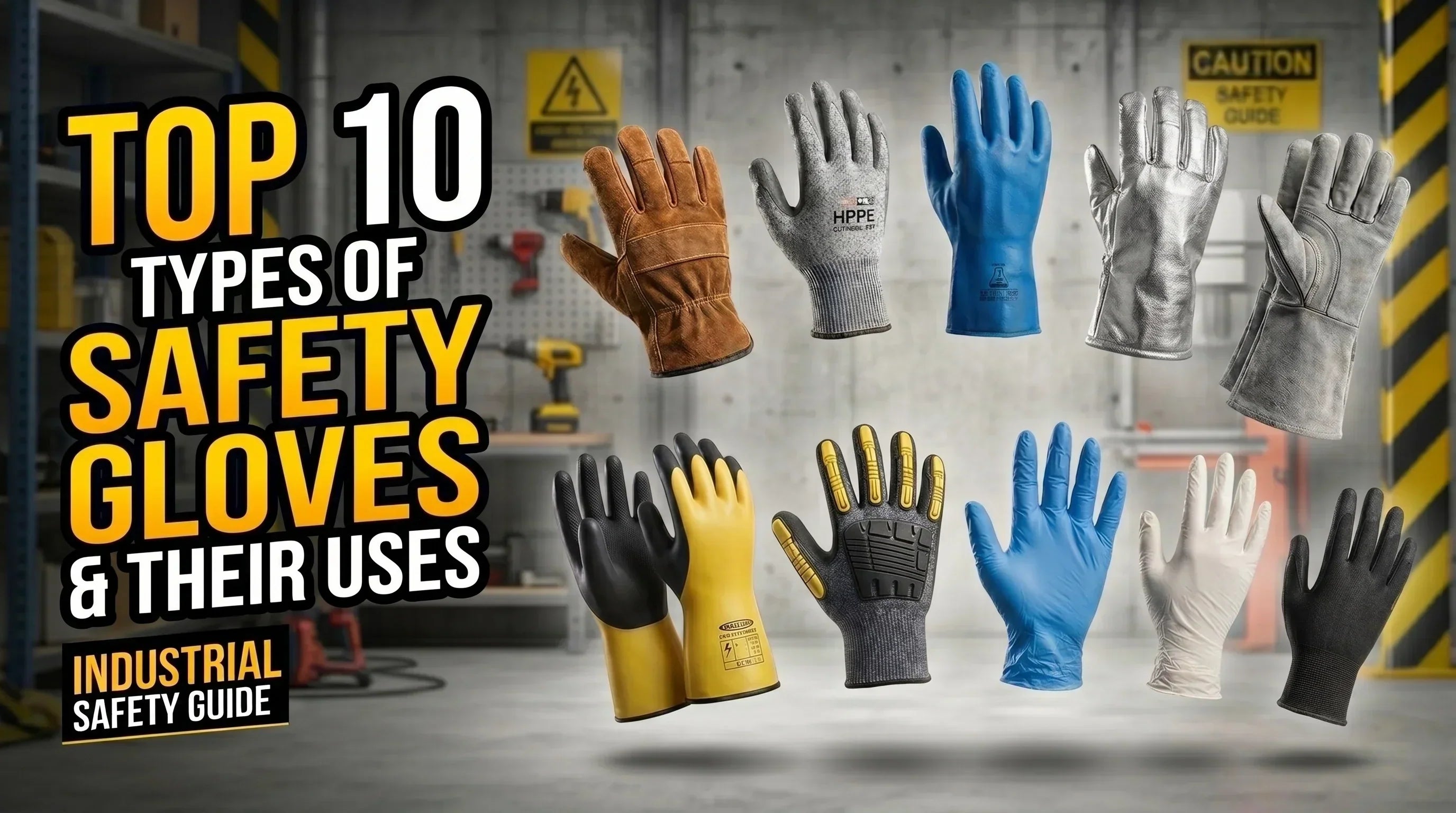 Top 10 Types of Safety Gloves and Their Uses