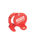 Customized Hole Lockout for Electrical Panel – Red colour