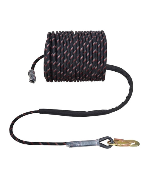 50 metre Karamental Semi Static Rope Anchorage Line with Hook | Karam PN950(KRKD10.5)(121)