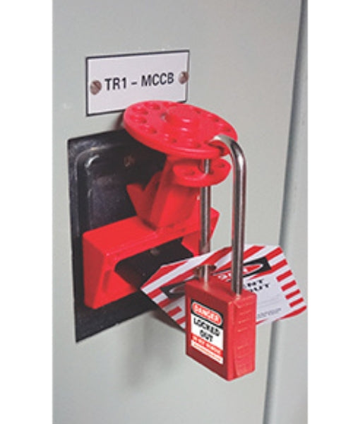 Large Circuit Breaker Lockout with Twister Screw
