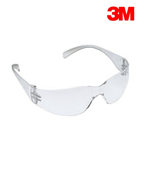 Clear General Use Safety Spectacles with Blue Temples | 3M 11850B