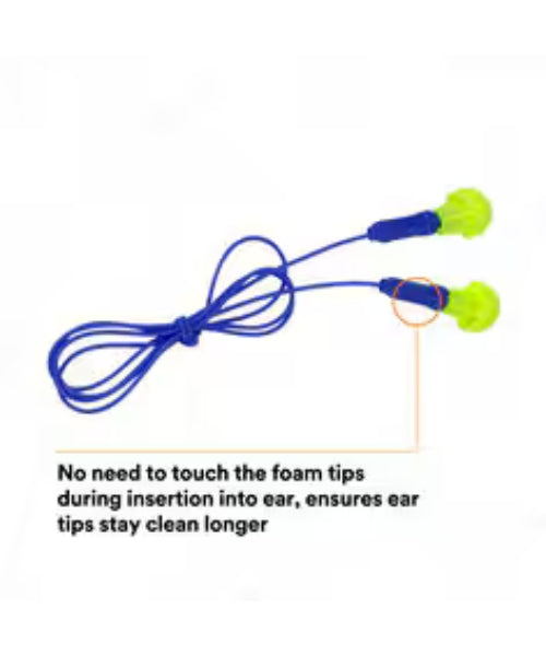 Corded Reusable Push Ins Earplugs | 3M 318-1001