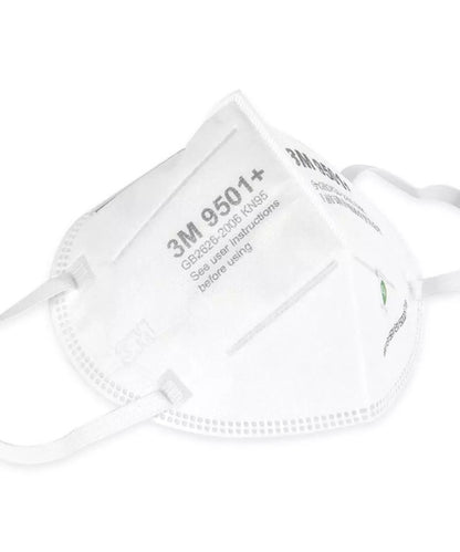 White Medium Duty Mask with Earloops | 3M 9501+