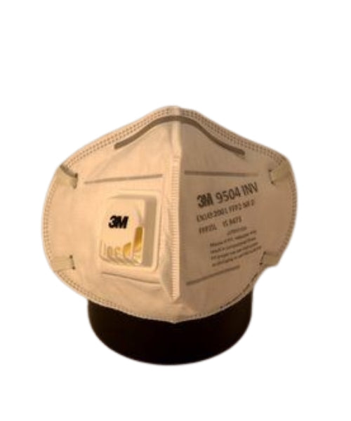 White Vented Medium Duty Industrial Grade Mask | 3M 9504INV