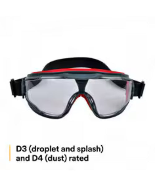 Clear Premium Scotchguard Safety Goggles with Neoprene Strap | 3M GG501NSGAF