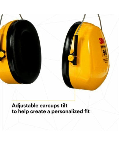 Over-the-Ear Earmuffs, Upto 98dBA | 3M H9A