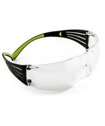 Clear Premium Anti-Fog Safety Spectacles with Pressure Diffusion Temples | 3M SF401AF