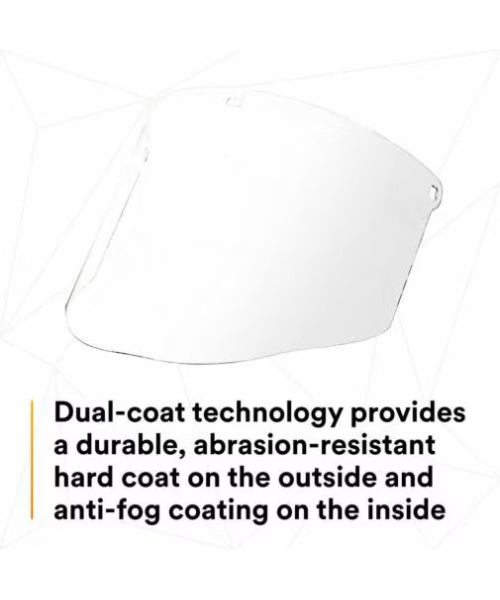 Clear Anti-Fog/Anti-Scratch Faceshield Visor | 3M WCP96