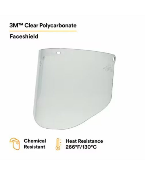 Clear Light Duty Faceshield Visor | 3M WP96