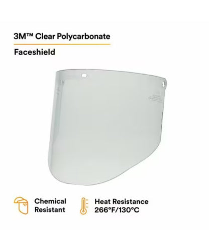 Clear Light Duty Faceshield Visor | 3M WP96