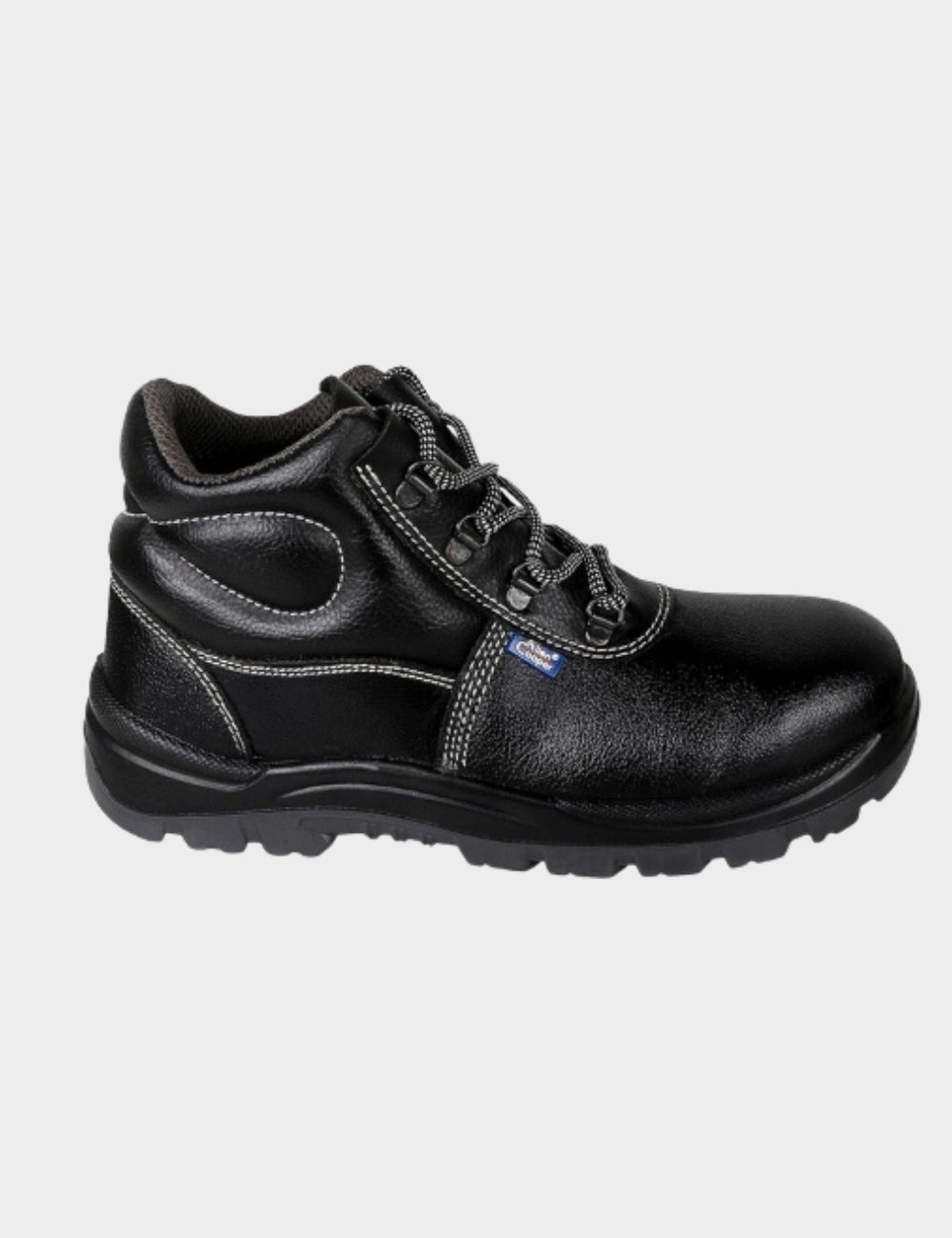 AC 1008 Black High Ankle Steel Toe Safety Shoes