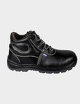 AC 1008 Black High Ankle Steel Toe Safety Shoes