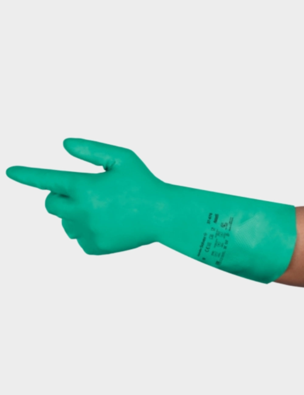 Nitrile Flocked Chemical Resistant Gloves | Ansell 37-676
