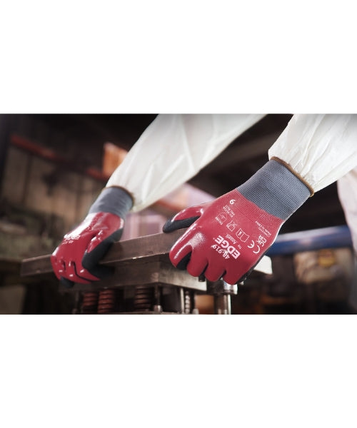 Nitrile Palm Full Dipped Gloves for Oily Work|Ansell 48-919