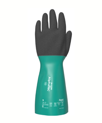 Supported Chemical-Resistant Nitrile Gloves | Ansell 58-535B