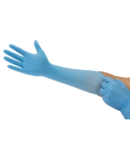 Ansell 93-243 Microflex Extra Long Nitrile Disposable Gloves