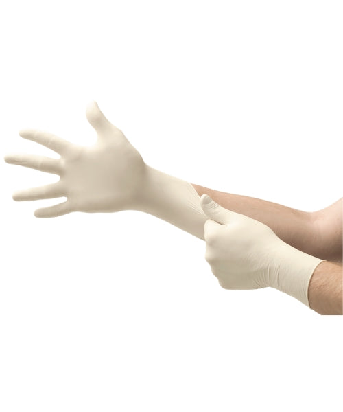 Disposable Latex Exam Gloves|Ansell Diamond Grip Plus