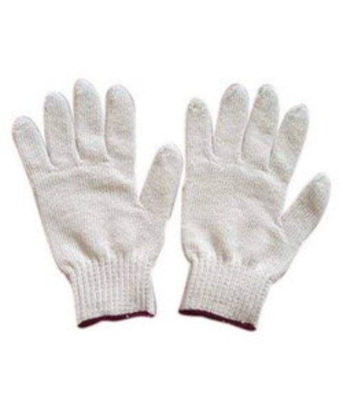 Blue Cotton Knitted Hand Gloves | KGC580